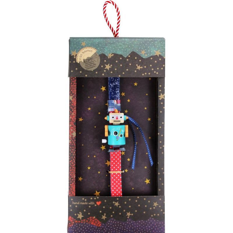 Φωτογραφία από Λαμπάδα Ρομπότ ξύλινο κουρδιστό - Βεραμάν