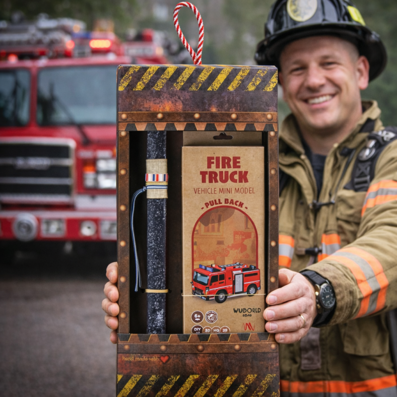 Λαμπάδα Μοντέλο ξύλινο pull back - Πυροσβεστική Φωτογραφία από Λαμπάδα Μοντέλο ξύλινο pull back - Πυροσβεστική