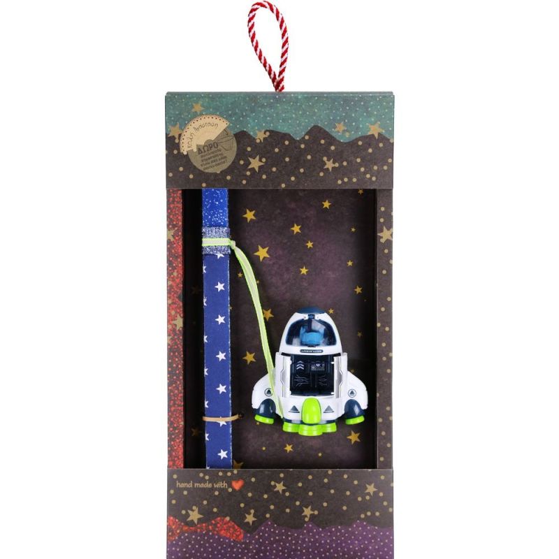 Φωτογραφία από Λαμπάδα ROCKET SPACE - πύραυλος green