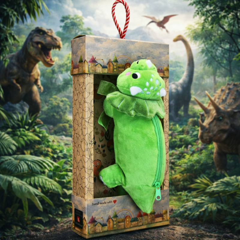 Φωτογραφία από Λαμπάδα Κασετίνα λούτρινη - Δεινόσαυρος